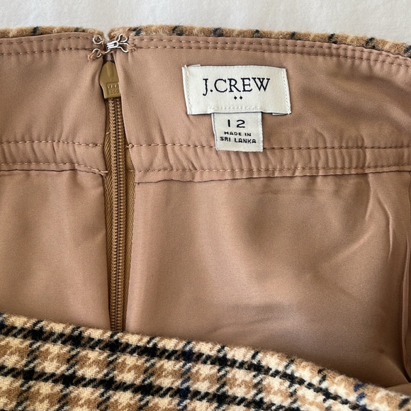 NWOT J. Crew Plaid Skirt - Picture 8 of 12